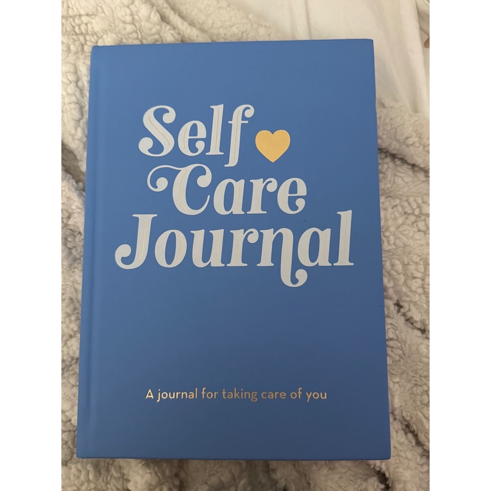 Free Period Press Self Care Journal Guided Wellness Hardcover Blue